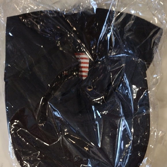 Black Cap with White Script - Picture 3 of 3